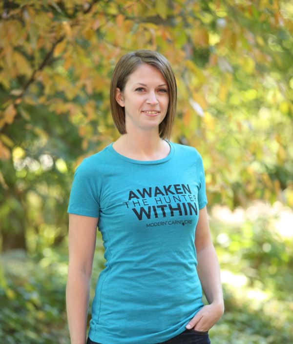 Awaken The Hunter Within T-shirt Women's Teal