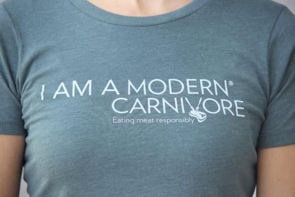 I Am A Modern Carnivore Women's T-shirt Indigo