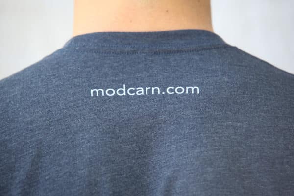 Back of I Am A Modern Carnivore t-shirt