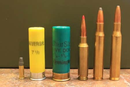 A summary of firearm cartridges